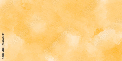 Orange watercolor abstract background texture. A light orange background with watercolor painting. Watercolour vector illustration.