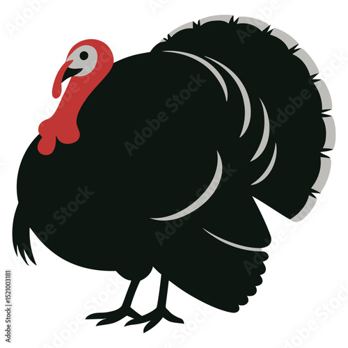 turkey cartoon waving