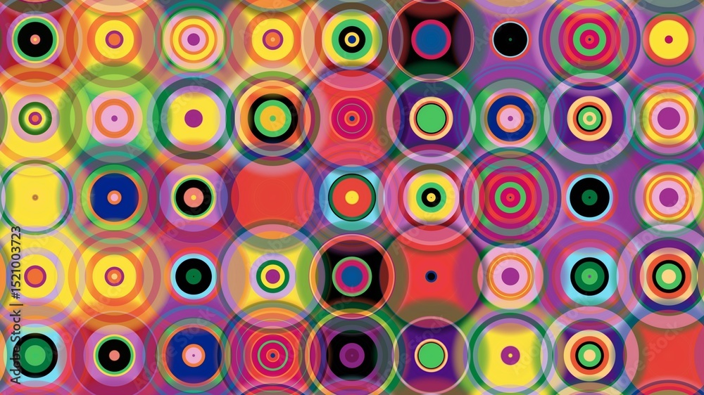 Fototapeta premium circle motif, circle pattern, symmetrical, circle lines, wall wallpaper, HD