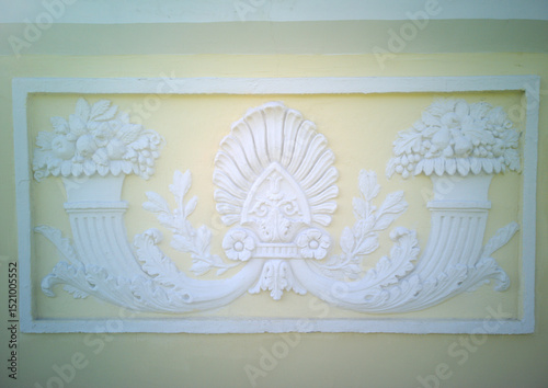 Elegant Stucco Frame with Classical Ornaments, Wall Decor