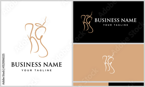 KG Initial Logo Design Variations.