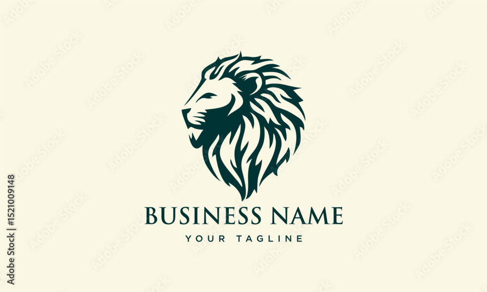 Fototapeta premium Lion Logo Design Template. (1)