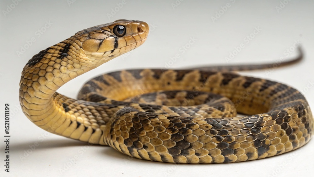Fototapeta premium False Water Cobra on studio background