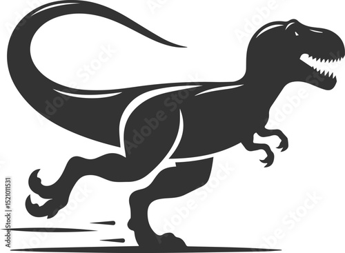 T rex animal tyrannosaurus vector silhouette drawing