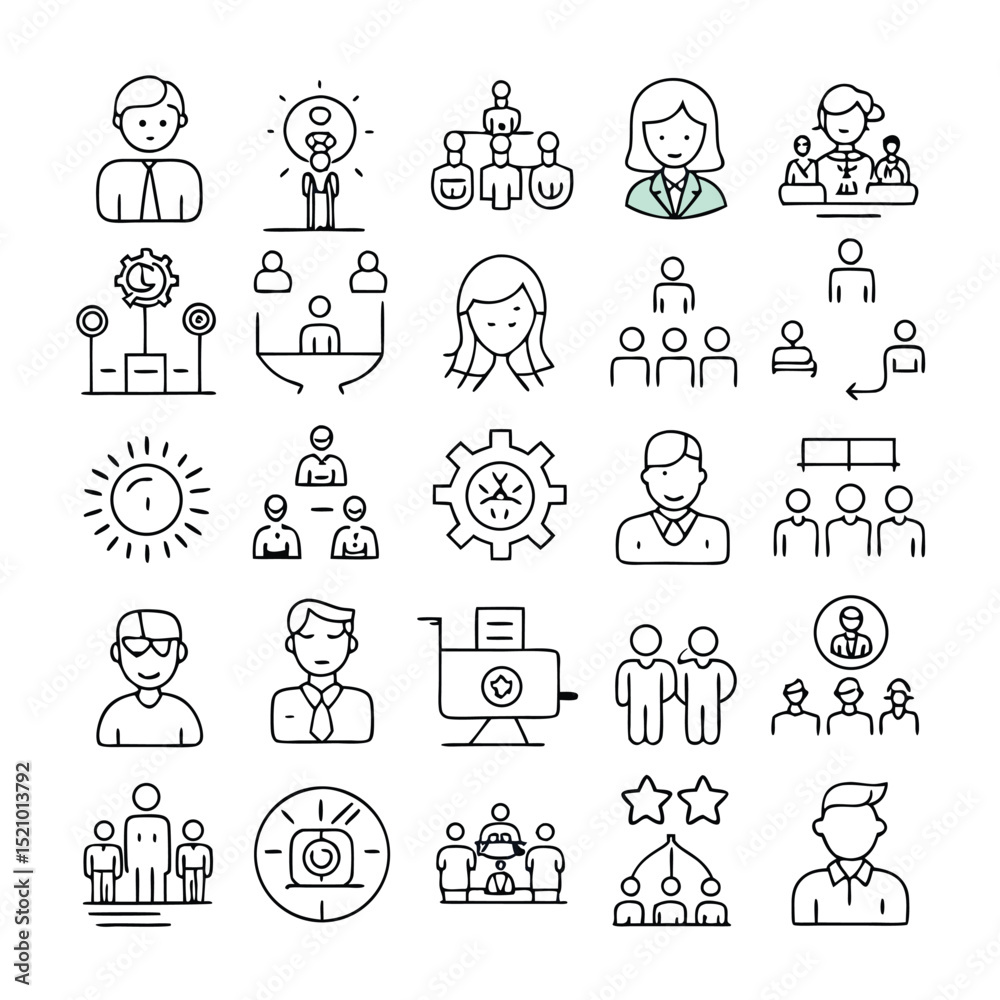 business icons set business icons set
