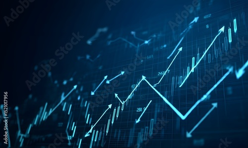 Abstract Financial Growth Chart