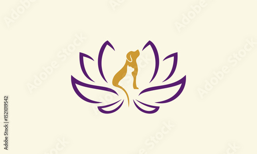 Pet Wellness Lotus Logo.