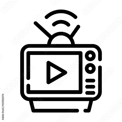 television Line Icon