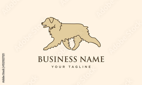Running Dog Logo Design. (1)