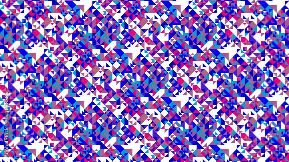 Seamless geometrical triangular mosaic pattern background