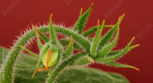 High Trichome Density in Tomato Wild Relatives photo