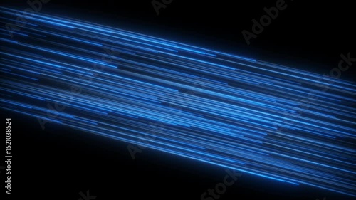 Blue Lines Technology Light Trail Seamlessly Loopable