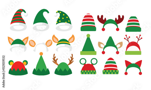christmas hat vector