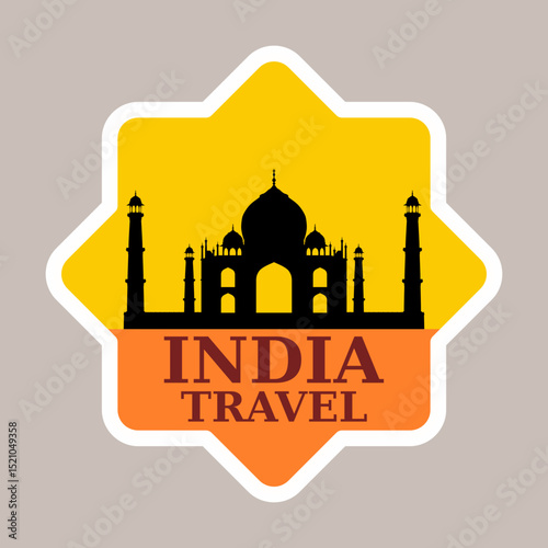Sticker travel India