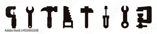  Very useful collection of assorted tool shapes. Tools Flat icons
Labor Day Icons Doodle Pattern Construction icons, Vector illustration
