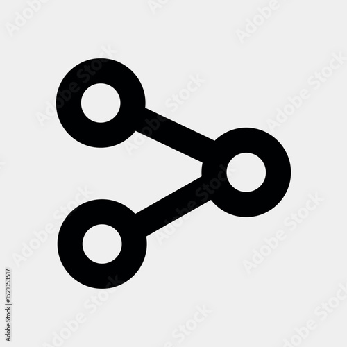 Black And White Share Icon eps