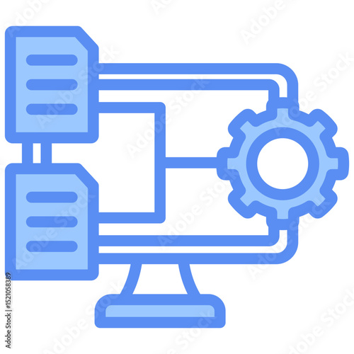 Task Tracker Blue Icon