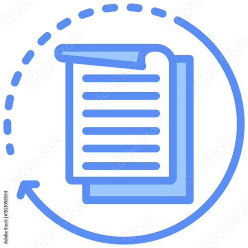 Data Format Blue Icon