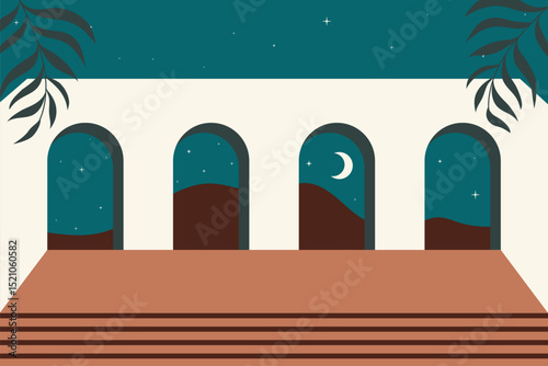 architecture aesthetic illustration