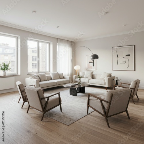 luxury interior of a modern building