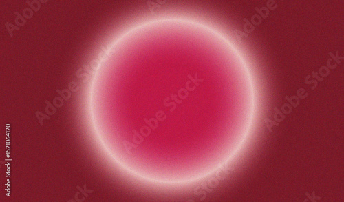 Fototapeta Naklejka Na Ścianę i Meble -  Abstract crimson oval with glowing halo