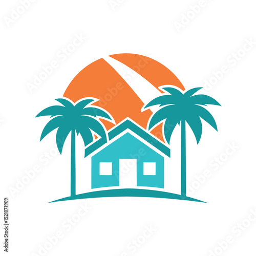Eco Friendly Woodland Home Illustration