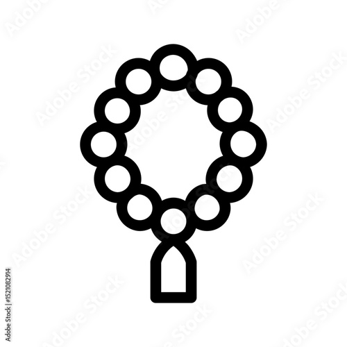tasbih line icon