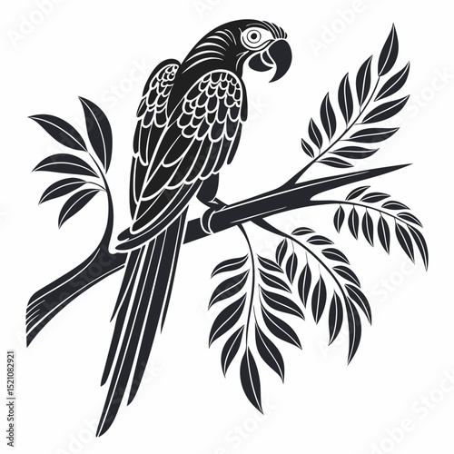 vector illustration of a set of birds