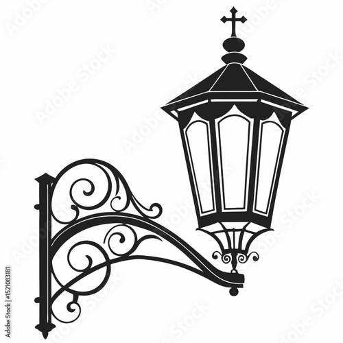 vintage street lamp