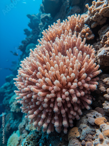 Photo of a coral colony