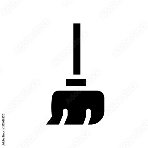 cleaning glyph icon
