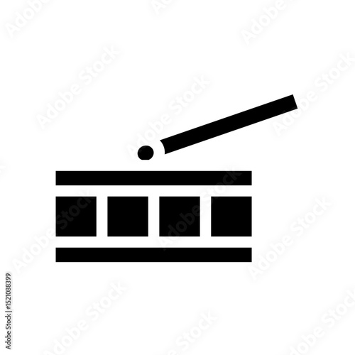 drum glyph icon