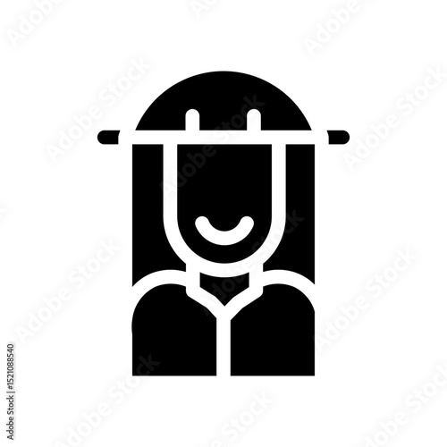 man glyph icon