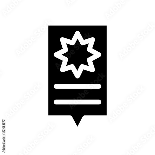 sermon glyph icon