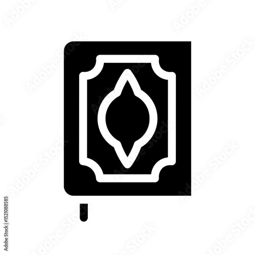 Quran glyph icon