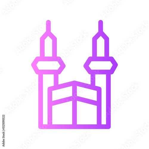kaaba gradient icon