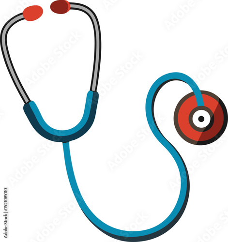 Stethoscope vector white background