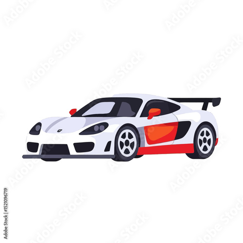 Racing-Sports-Car-Illustration-Vector-Design