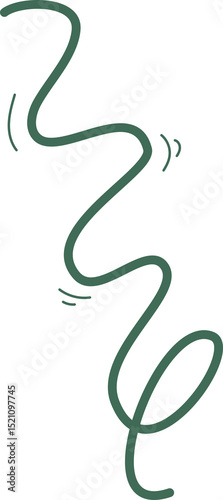 Line doodle shape cute style photo
