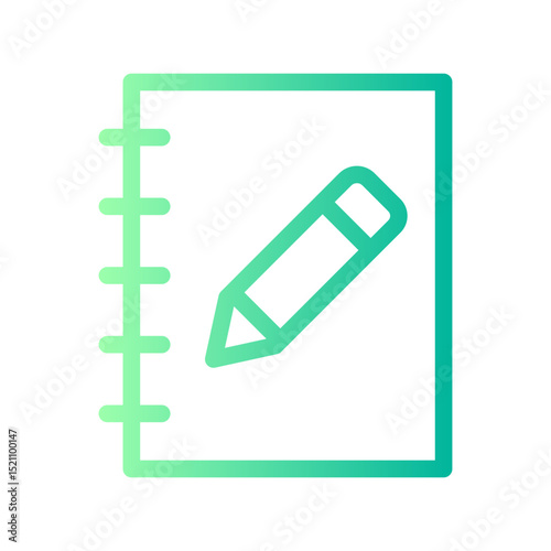 notebook gradient icon