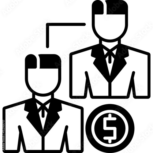 Peer-to-Peer Lending Icon