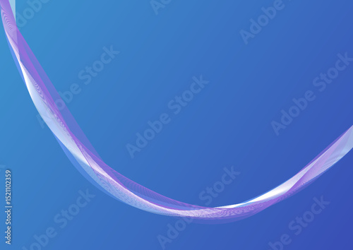 abstract blue background with colorful flows of lines