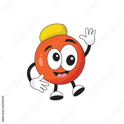 Crazy Face  Cartoon Character