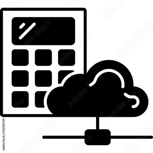 Cloud Accounting Software Icon
