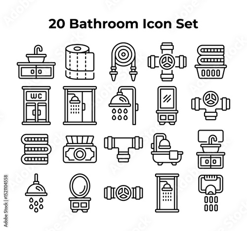 bathroom fixture outlines depict plumbing and sanitation.