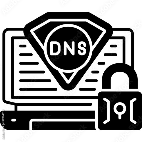 Secure DNS Service Icon