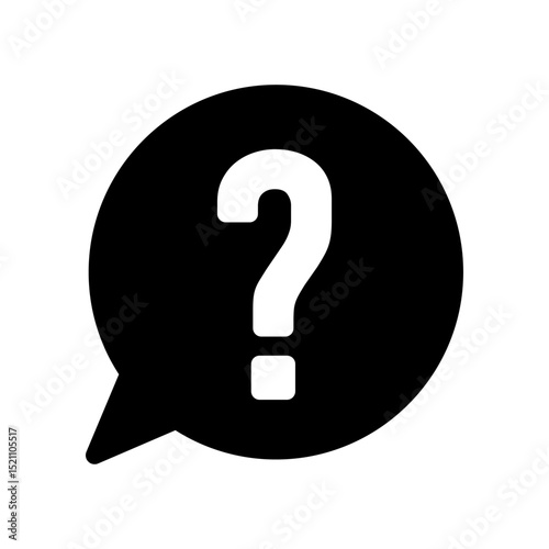 Question mark icon stock illustration