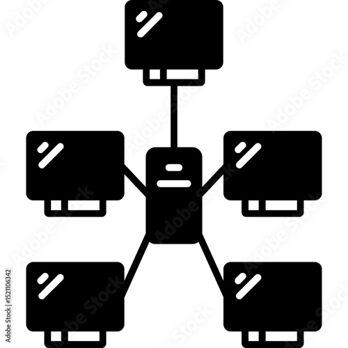 Star Topology Icon