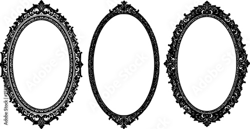 A set of different frames for pictures or photo with crayon, chalk or pastel texture. Doodle vintage vector illustration.
