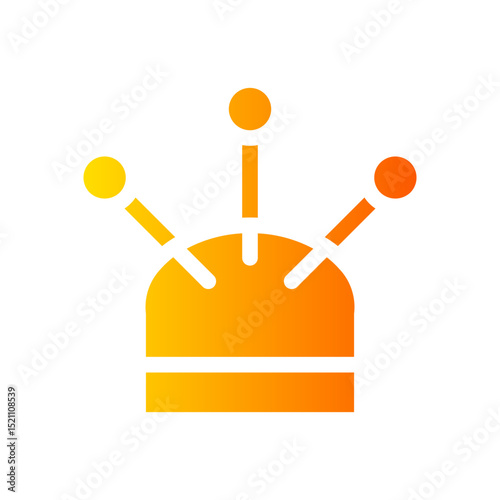 pin cushion gradient icon